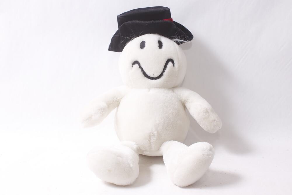 WORKING Dan Dee Tickle Tickle Wiggle Wiggle Plush Snowman Winter Decor ~